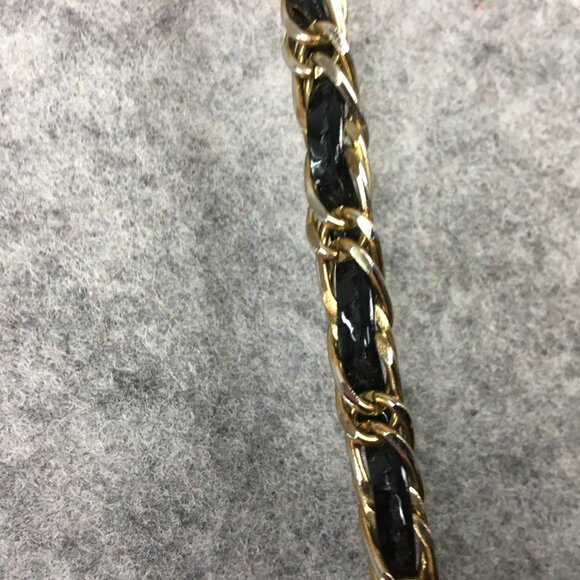 Vintage Evening Clutch Crossbody Envelope Patent Leather Quilted Black Kisslock - Picture 4 of 16